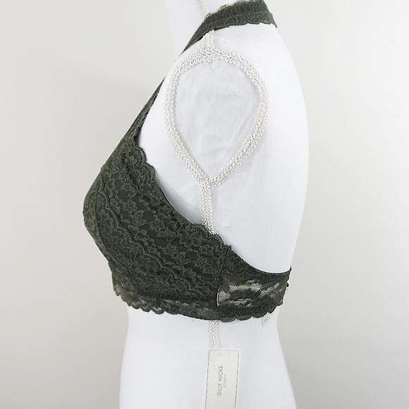 New Gilly Hicks Women's Lace Halter Bralette XL - Picture 2 of 4